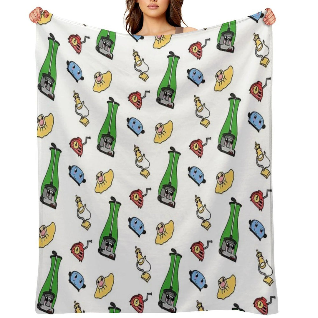 The Gang's All Here. Velvety-soft Throw Blanket