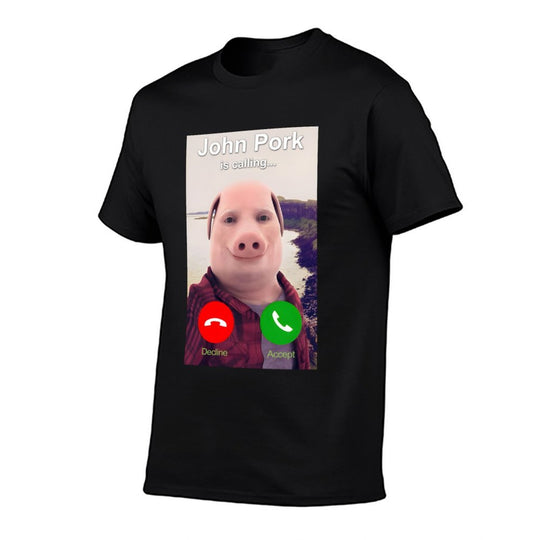 John Pork Is Calling  Slim-fit Cut T-Shirt