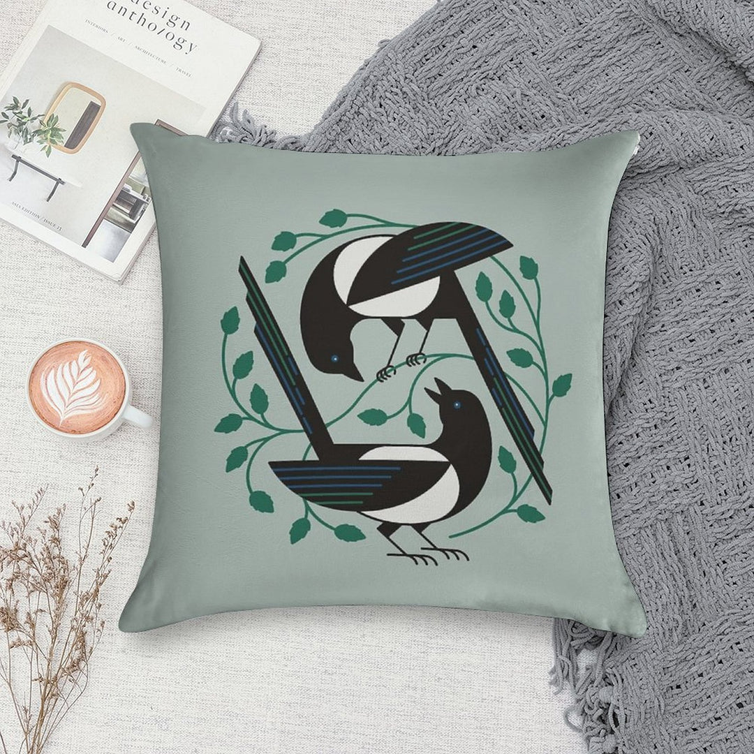 The Joy of Spring Soft High-Density Material Throw Pillow