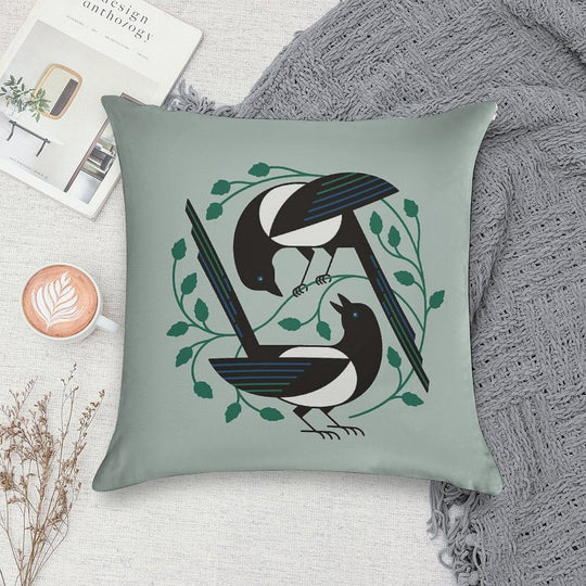 The Joy of Spring Soft High-Density Material Throw Pillow