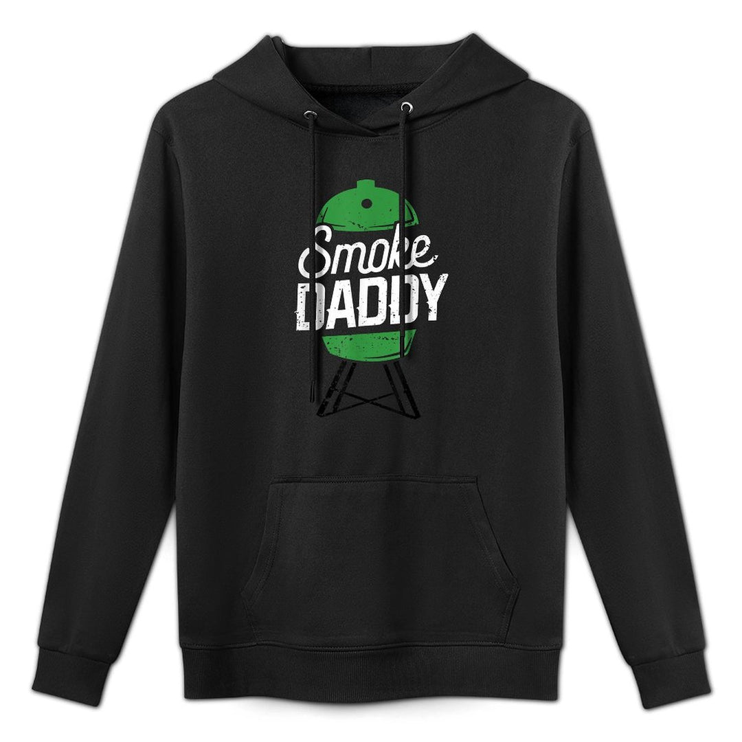 Smoke Daddy Green Egg Pitmaster Dad Tshirt BBQ Grill Breathable Fabric Hoodie