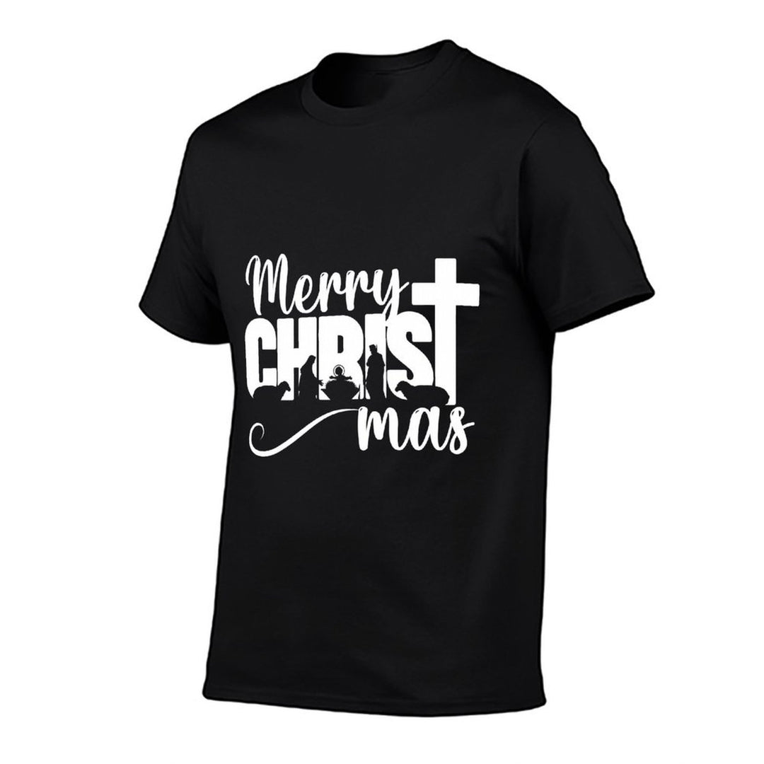 Merry Christ Mas Christian Christmas Jesus Christmas Family  Affordable Price T-Shirt