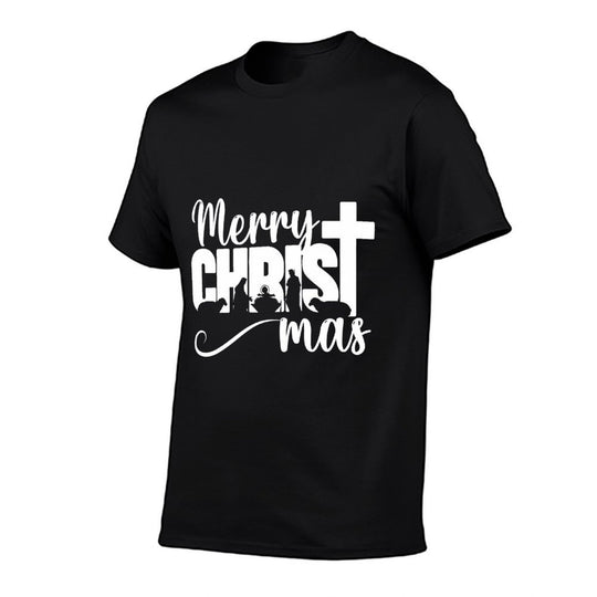 Merry Christ Mas Christian Christmas Jesus Christmas Family  Affordable Price T-Shirt