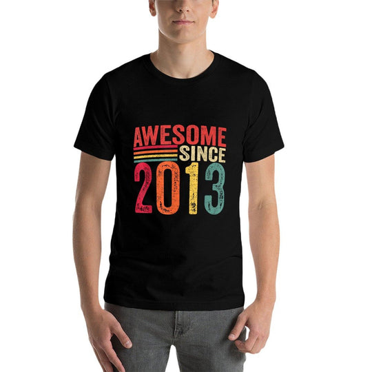 Awesome Since 2013 9th Birthday Retro  Lightweight T-Shirt