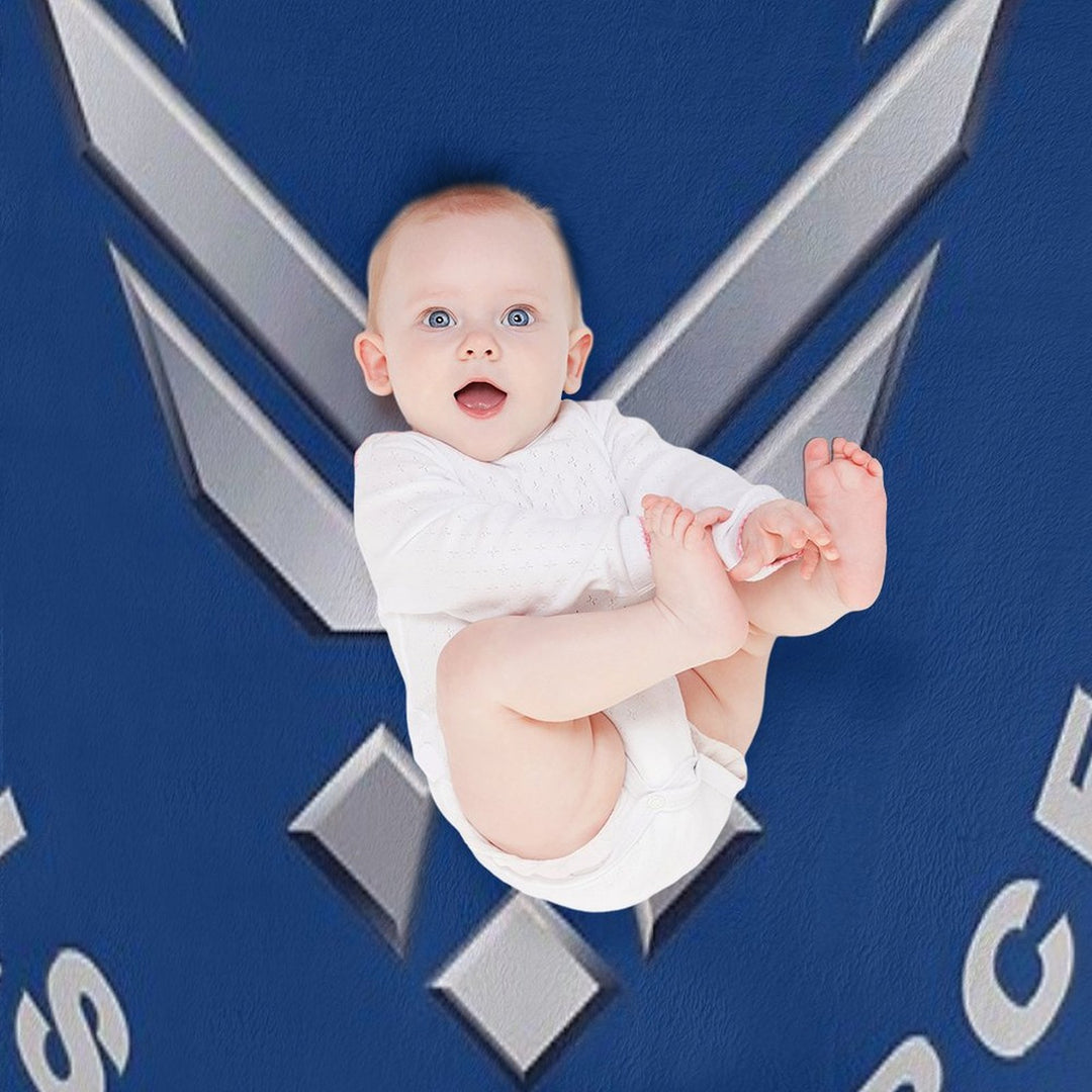 U.  S. Air Force Symbol for Dark Colors Premium Throw Blanket