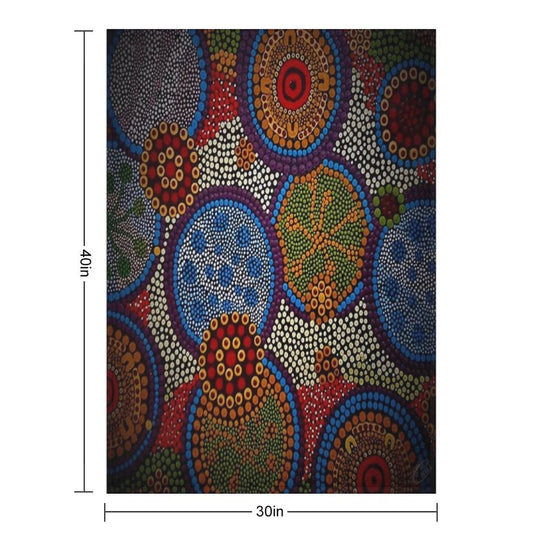 THE BIG CLAN GATHERING Eco-conscious Throw Blanket