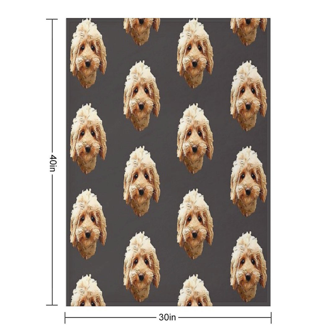 Cavapoo Cockapoo Doodle Cuteness Gift-ready Throw Blanket