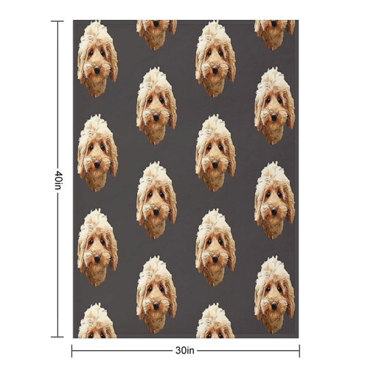 Cavapoo Cockapoo Doodle Cuteness Gift-ready Throw Blanket