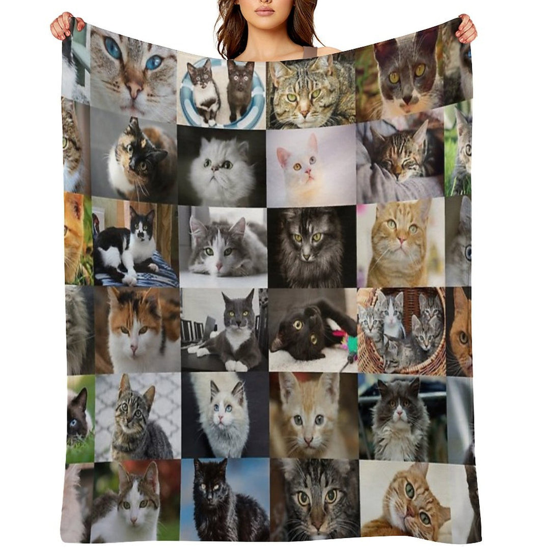 Cats Versatility Throw Blanket