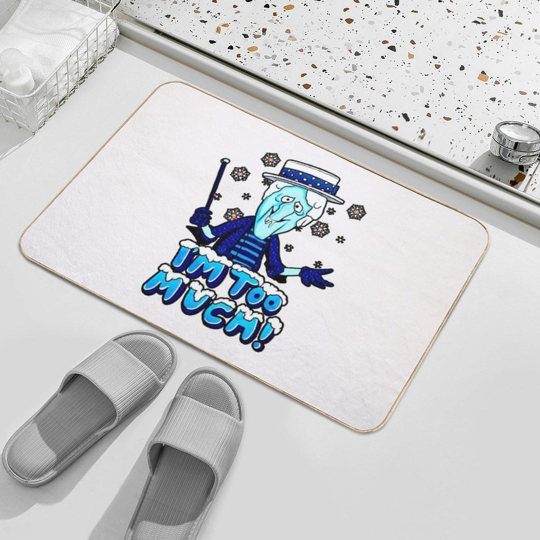 Snow Miser I'm Too Much  Fade-Resistant Bath Mat