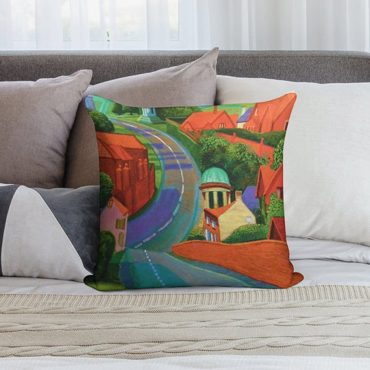 David Hockney Soft Luxury Feel Throw Pillow
