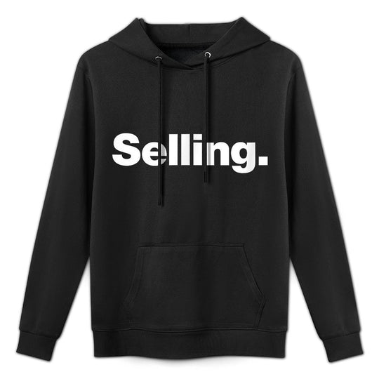 The Word Selling  A Design That Says Selling Customizable Surface Hoodie