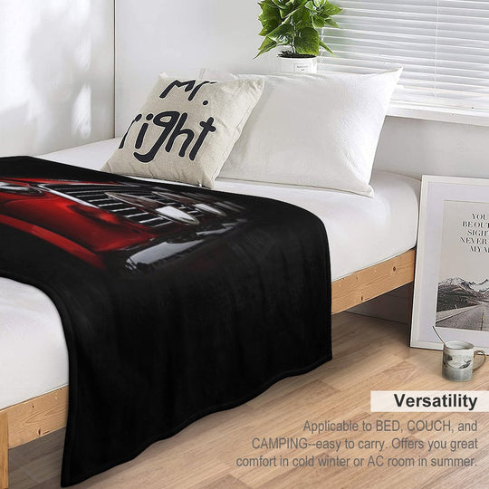 Mini Rally Machine-washable Throw Blanket