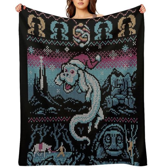 Neverending Christmas Anti-pilling Throw Blanket