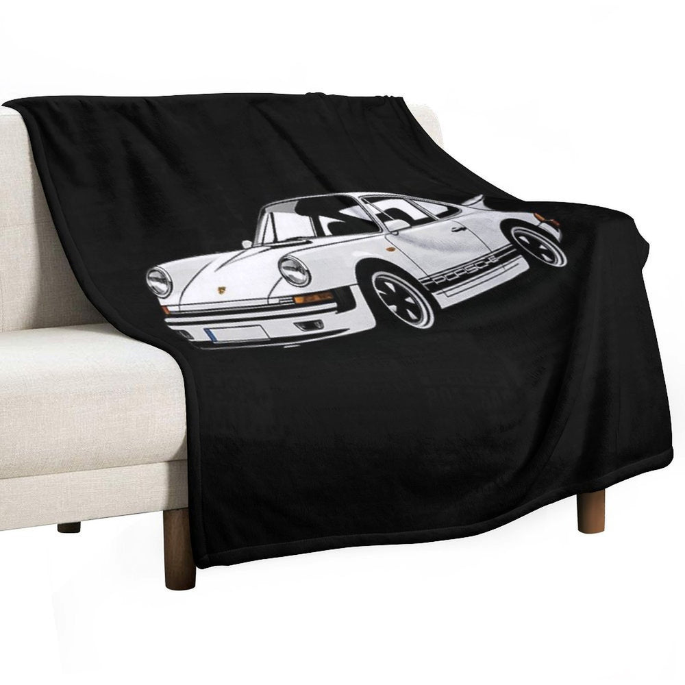 Cool Classic Porsche 911 Versatility Throw Blanket