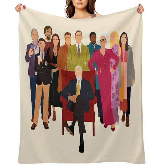 Knives Out Easy Care Throw Blanket