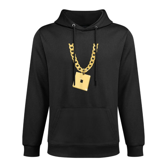 Funny Robux Chain Nad Pendant Design Casual Wear Hoodie