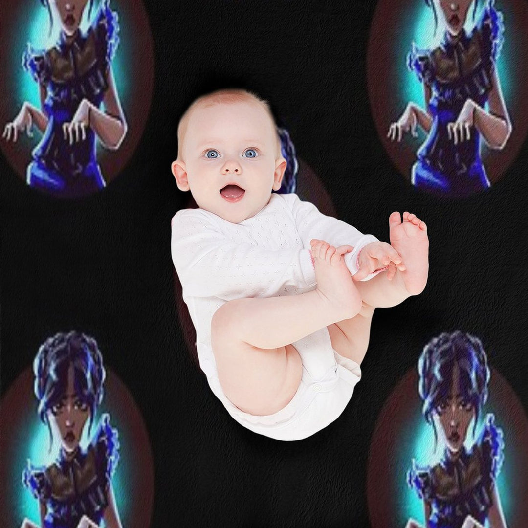 Wednesday Addams Darker Lightweight Throw Blanket