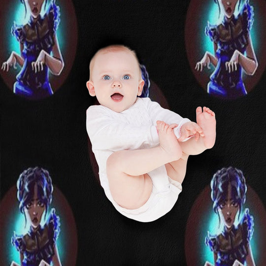 Wednesday Addams Darker Lightweight Throw Blanket