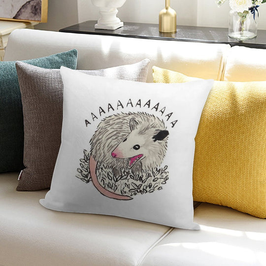 He Scream Soft Multiple Sizes Throw Pillow