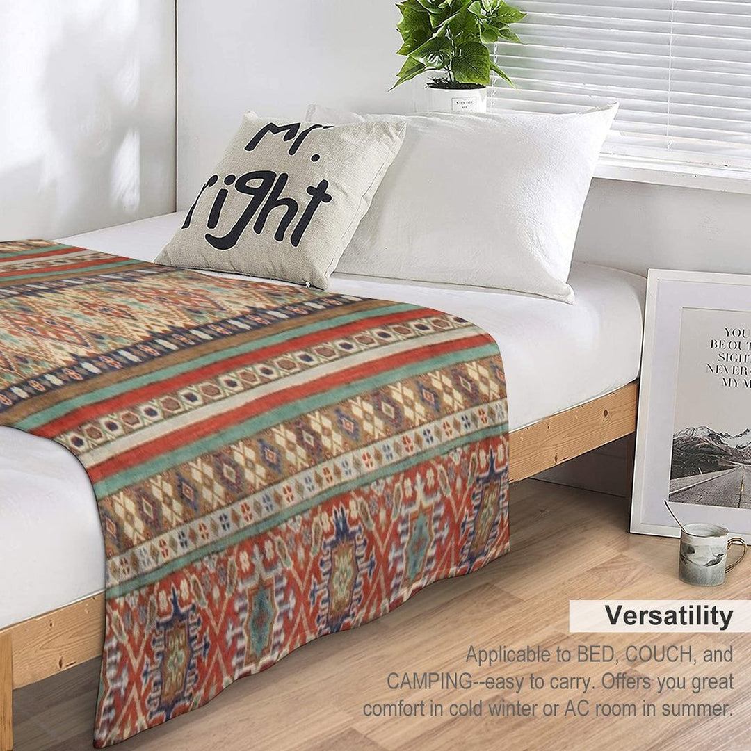 Pattern Design Plush Throw Blanket