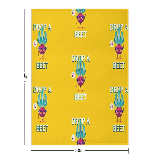 Drop A Beet Easy Care Throw Blanket