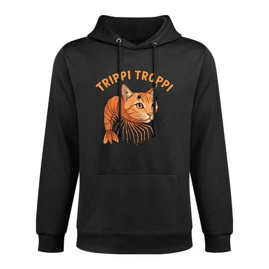Trippi Troppi Italian Brain Rot Italian Brainrot Meme Adjustable Hood Hoodie
