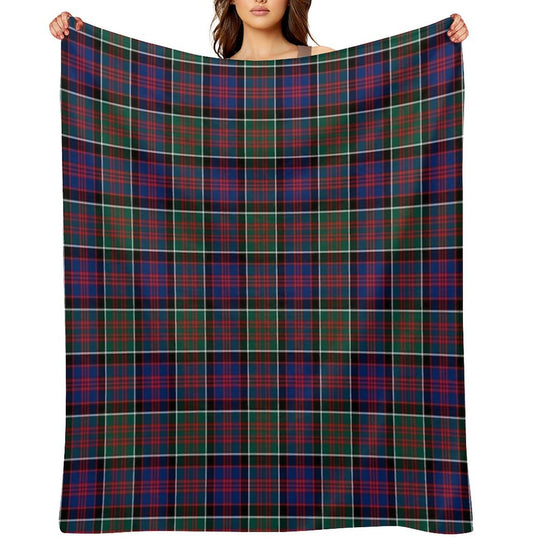 Clan MacDonald of Clanranald Tartan Velvety-soft Throw Blanket