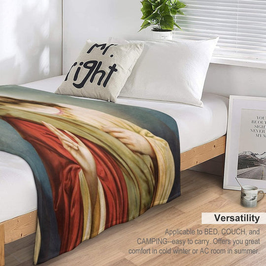 Jesus Christ Painting Velvety-soft Throw Blanket