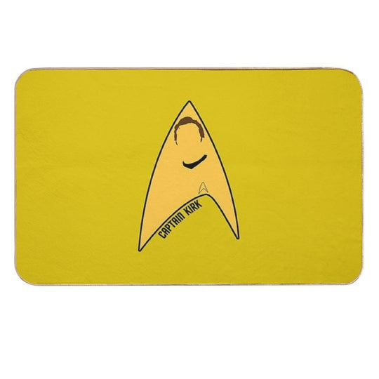 Captain Kirk  Dirt-Trapping Bath Mat