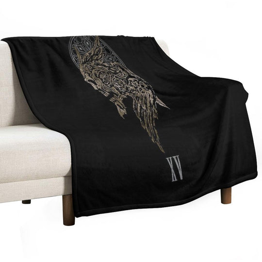 The Lucian Crest All-season Throw Blanket