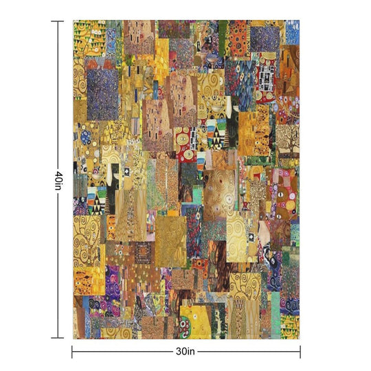 Gustav Klimt Premium Throw Blanket