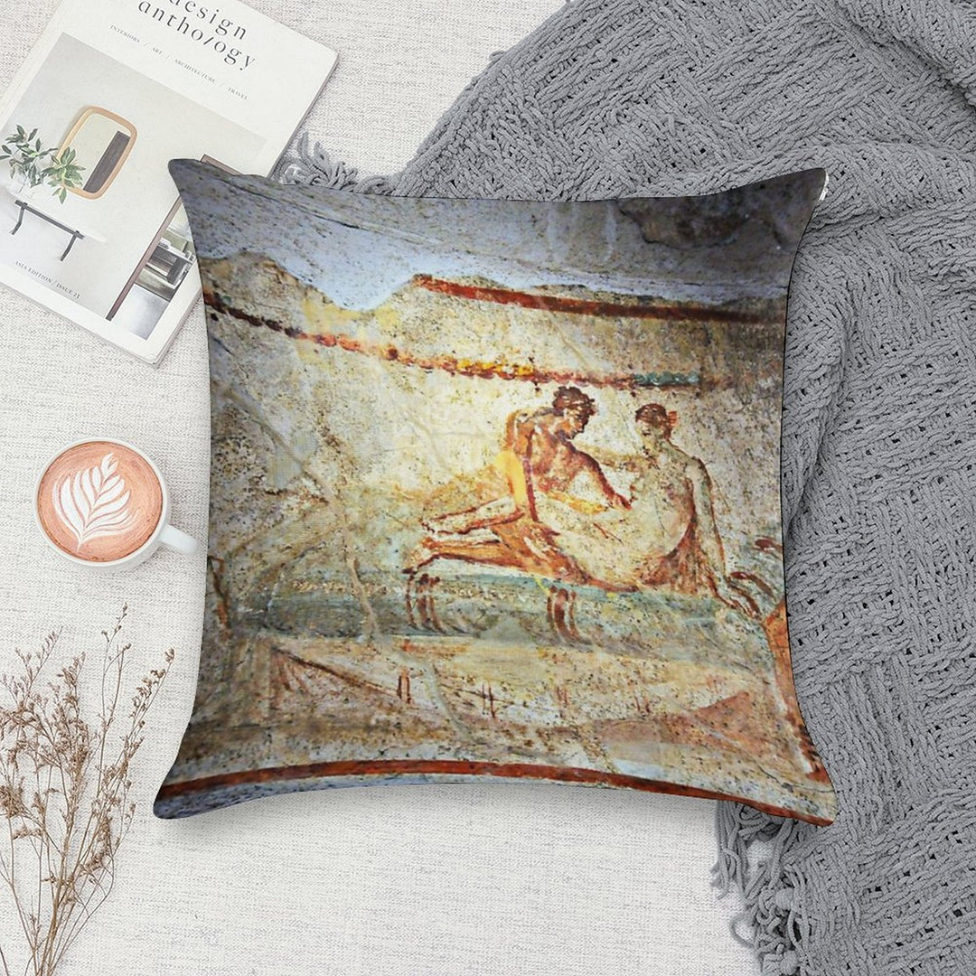 The Brothel Menu, Pompeii Soft Easy Maintenance Throw Pillow