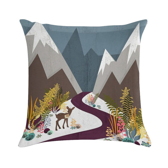 November Soft Anti-Pilling Throw Pillow