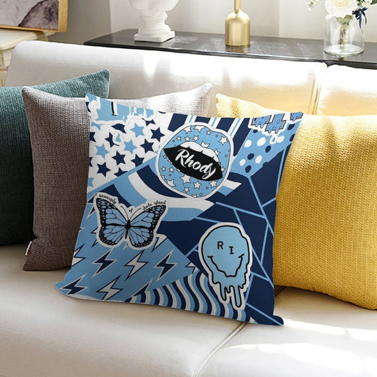 URI Collage Soft High-Density Material Throw Pillow