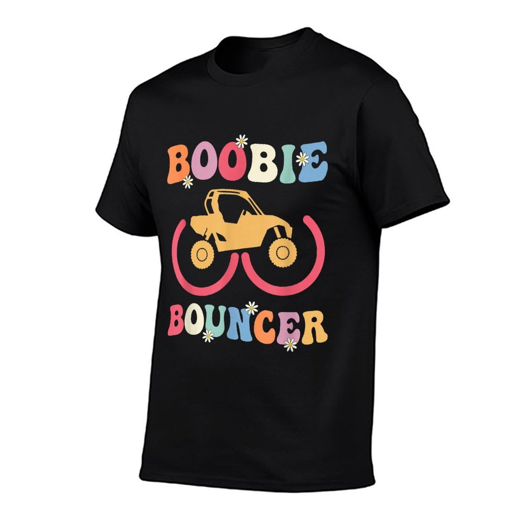 Groovy Boobie Bouncer UTV Offroad Riding Mudding Funny  Oversized Silhouette T-Shirt