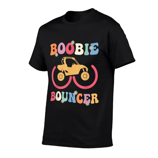 Groovy Boobie Bouncer UTV Offroad Riding Mudding Funny  Oversized Silhouette T-Shirt