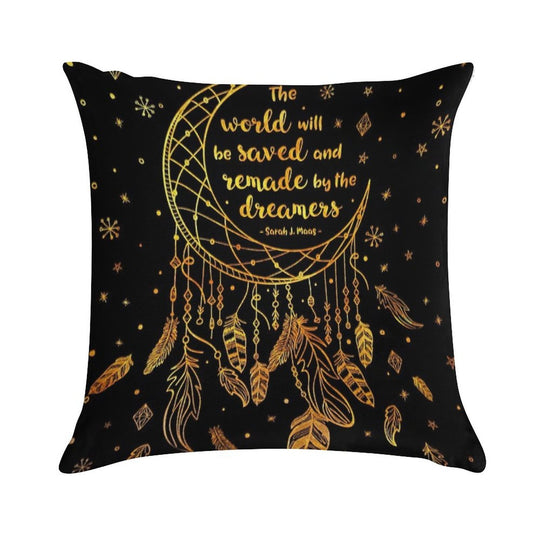 Saved And Remade - Gold Soft Washable Throw Pillow