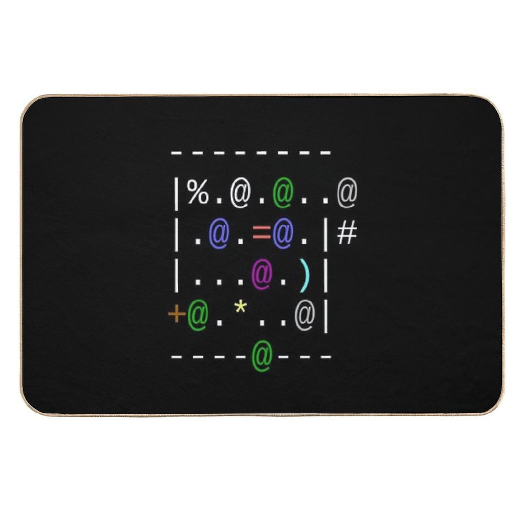 Elven Ambush! ASCII  Toxin-Free Bath Mat