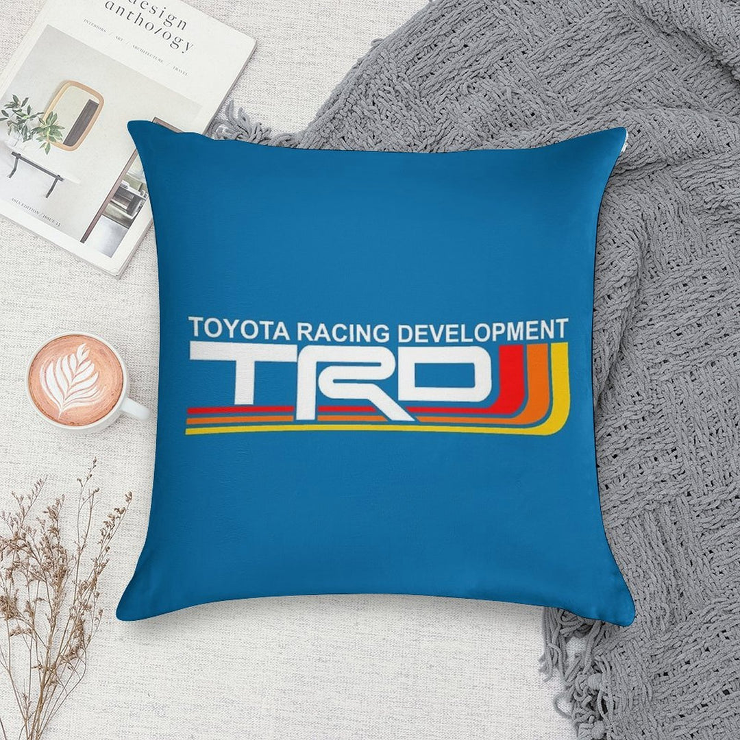 TOYOTA TRD Retro Heritage Style Soft Durable Construction Throw Pillow