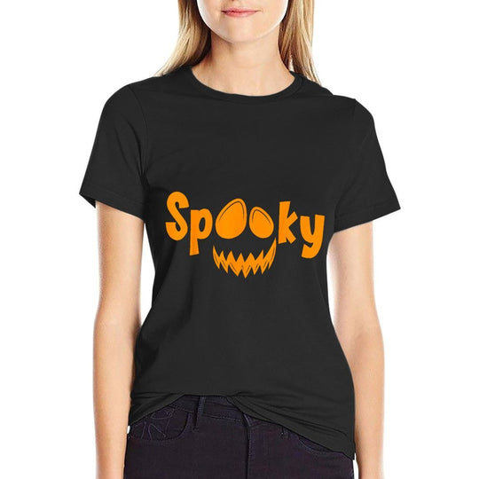 Spooky Halloween Pumpkin Spooky Pumpkin  Eco-friendly Material T-Shirt