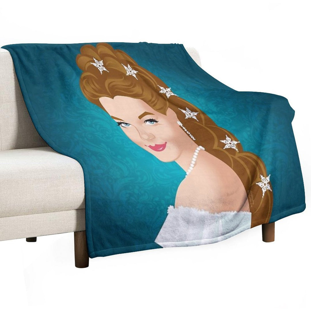 Empress Sissi Wrinkle-free Throw Blanket