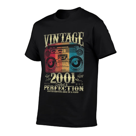 Vintage 2001 Limited Edition 2001 21 Years Old 21st Birthday  Versatile T-Shirt