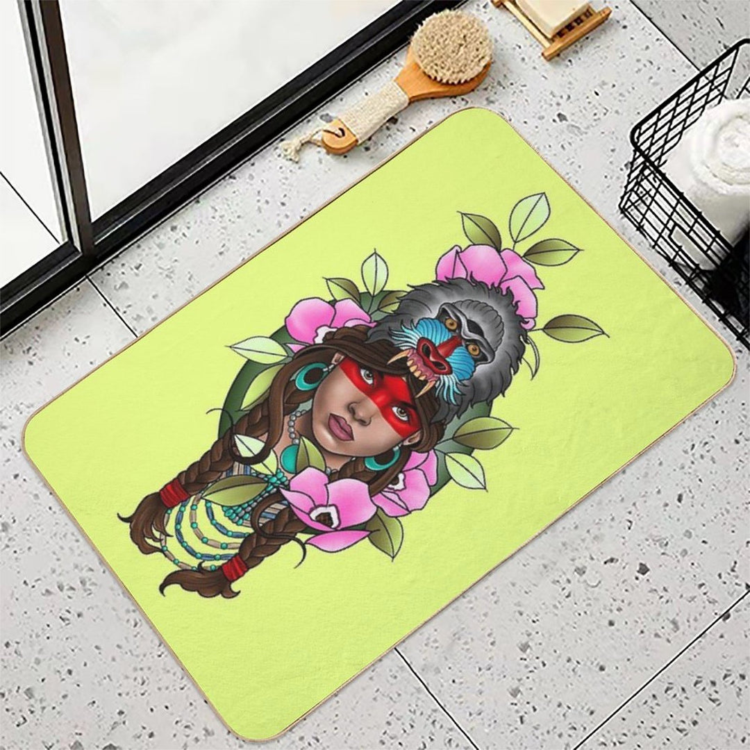 Spirit of The Wild  Fade-Resistant Bath Mat