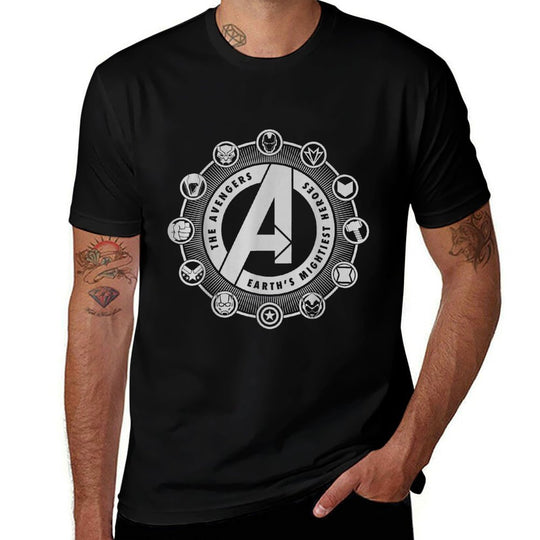 Marvel Avengers Character Circle Logos  Classic T-Shirt