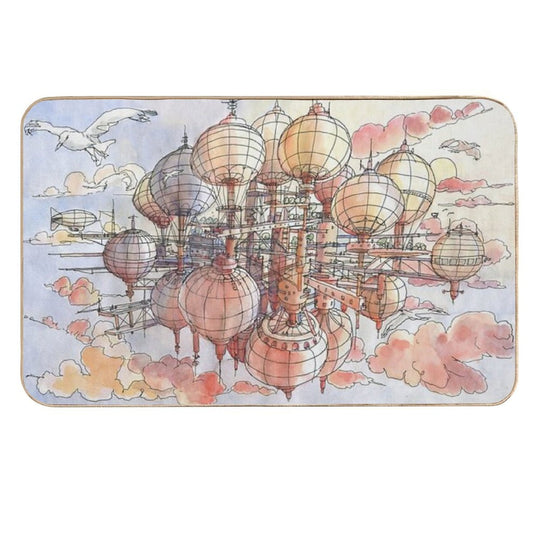 The Flying Village!  Pet-Safe Bath Mat