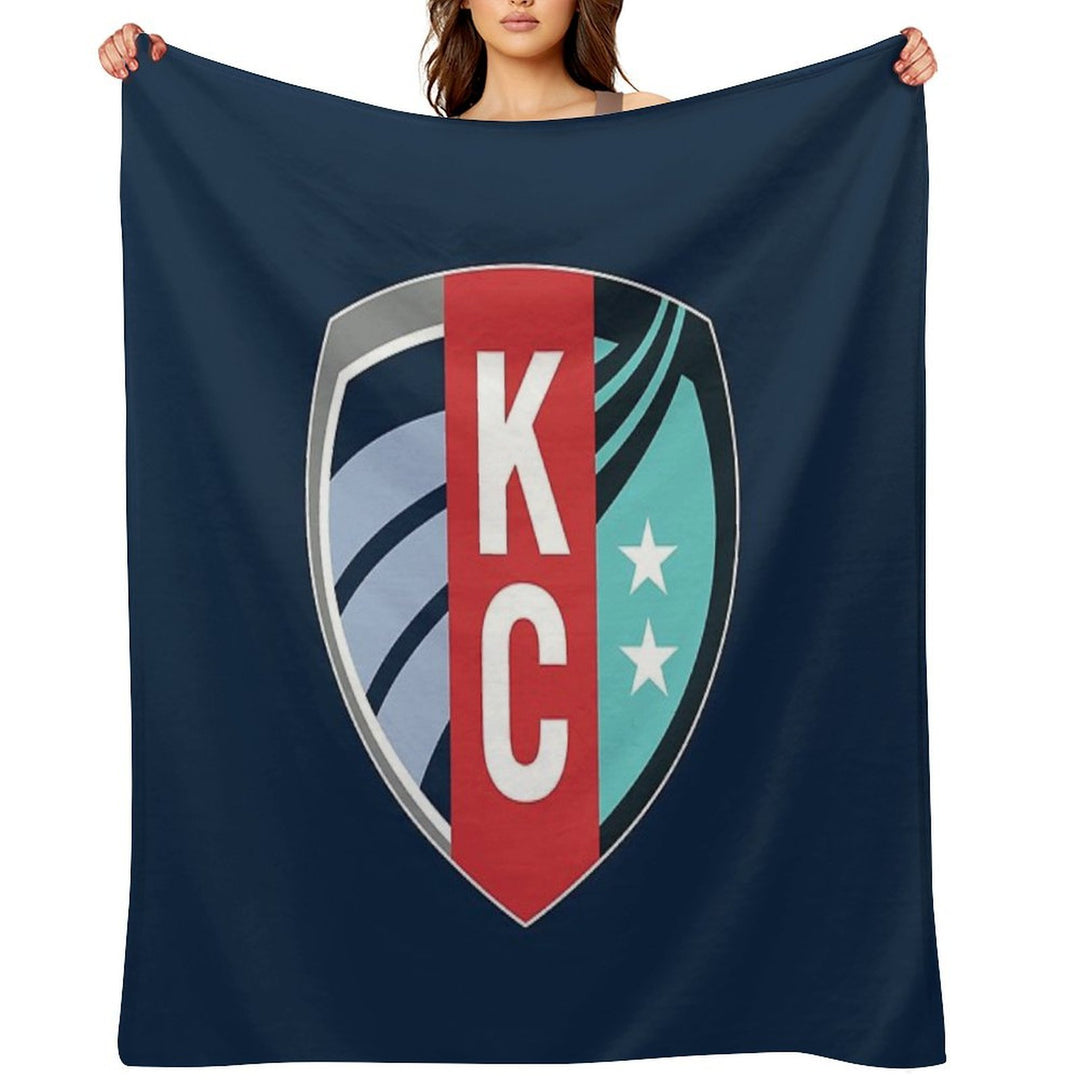 Kansas City Soccer Quick-dry Throw Blanket