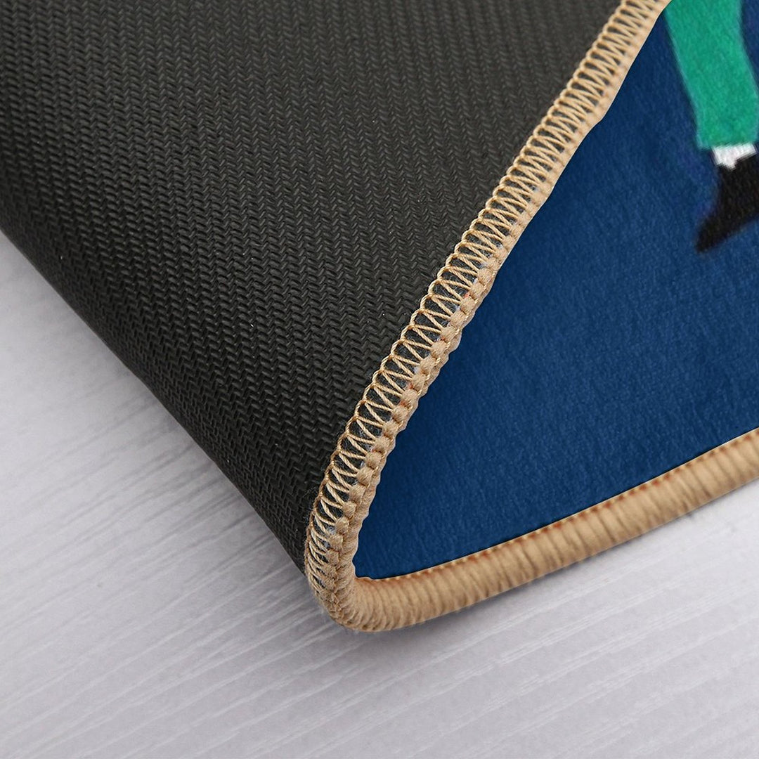 Notre Dame Leprechaun  Easy To Clean Bath Mat