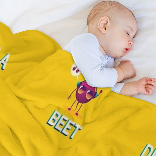 Drop A Beet Easy Care Throw Blanket