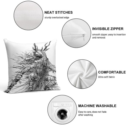 Vicar Amelia Soft Bedroom Essential Throw Pillow